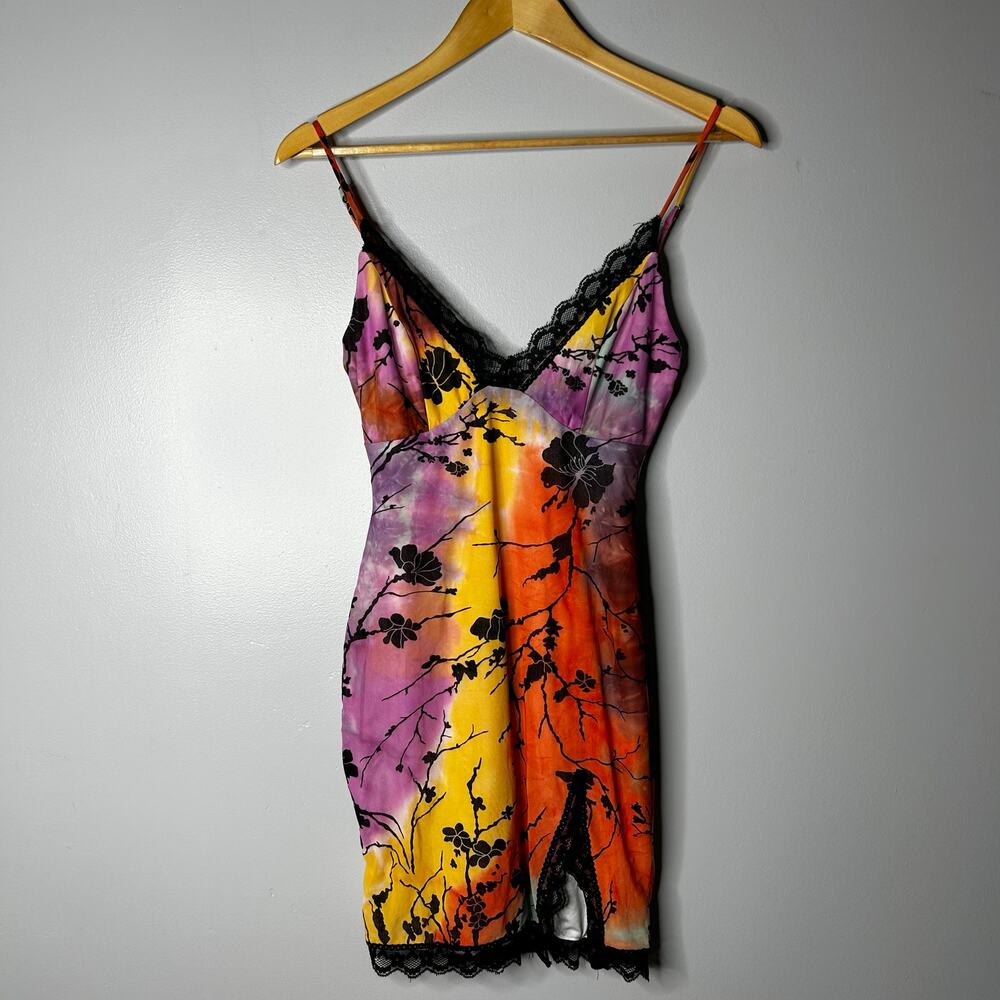 Princess‎ Polly Babydoll Fairy Floral Lace Trim Dress Womens 4 Whimsigoth Earthy